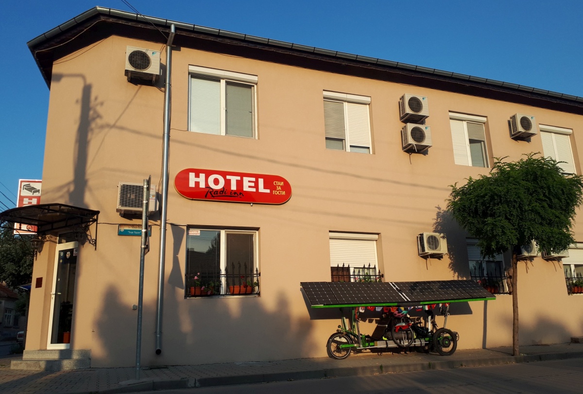 It wasn't until seeing the sign written that we got the name